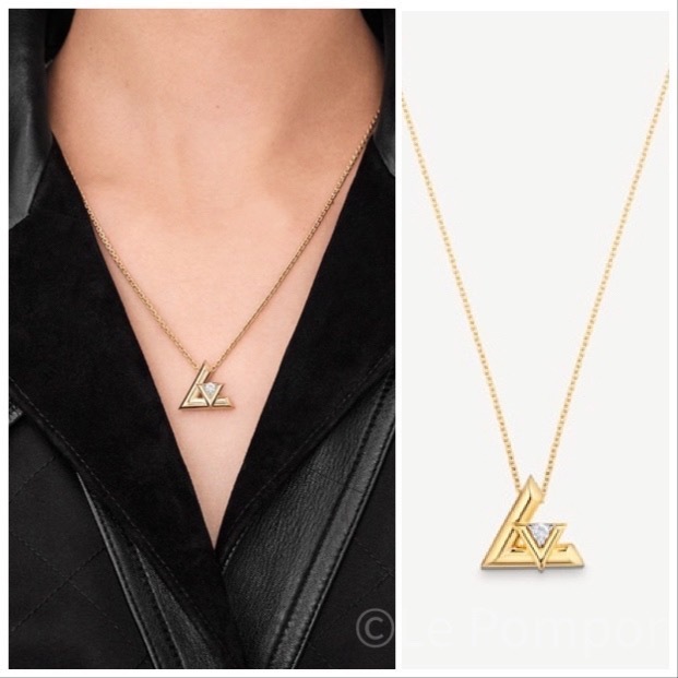 【国内発送/直営店】パンダンティフ LV ヴォルト ワン GM（イエローゴールド×ダイヤモンド）Louis Vuitton