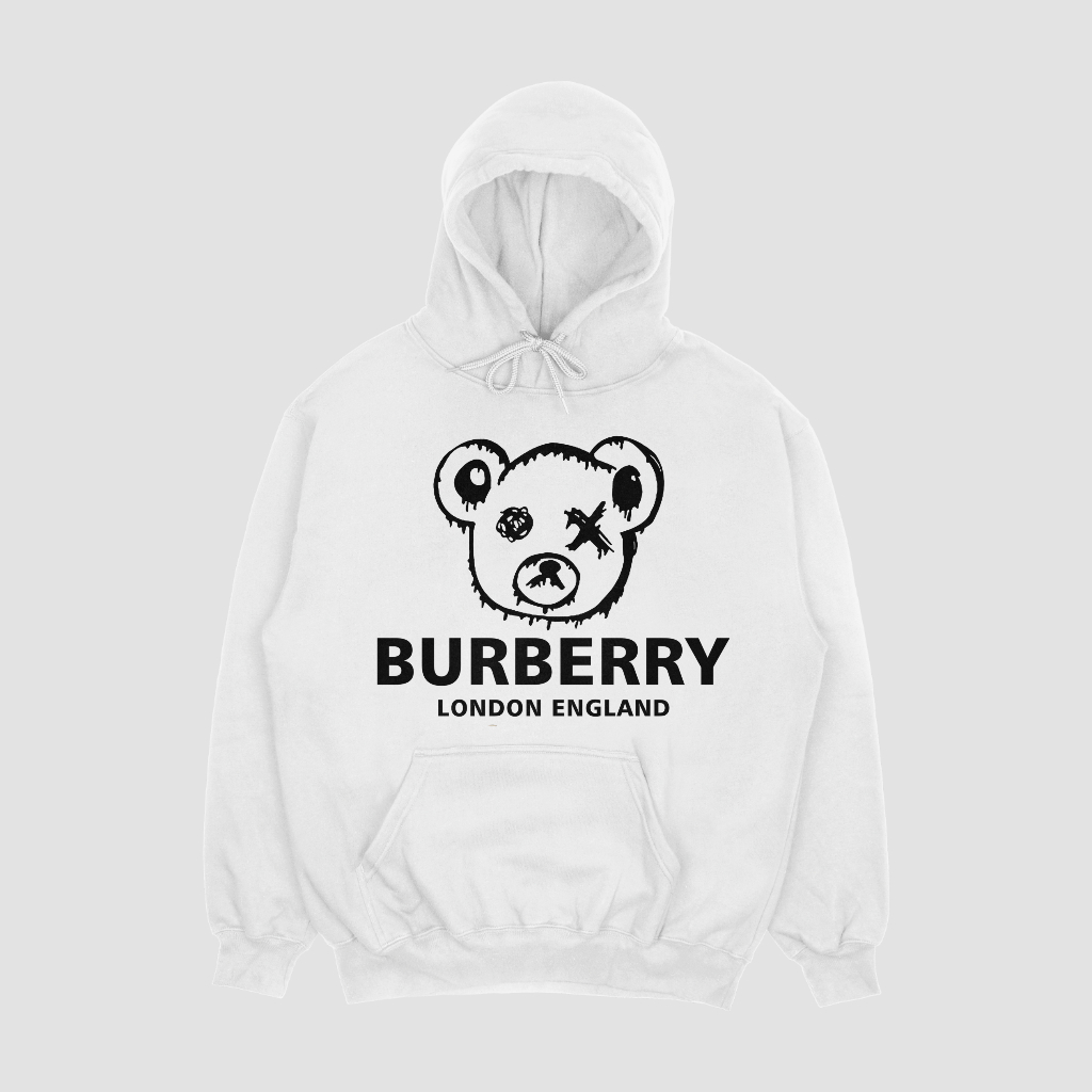 Burberryスウェット クル パーカー プリント  綿　男女兼用