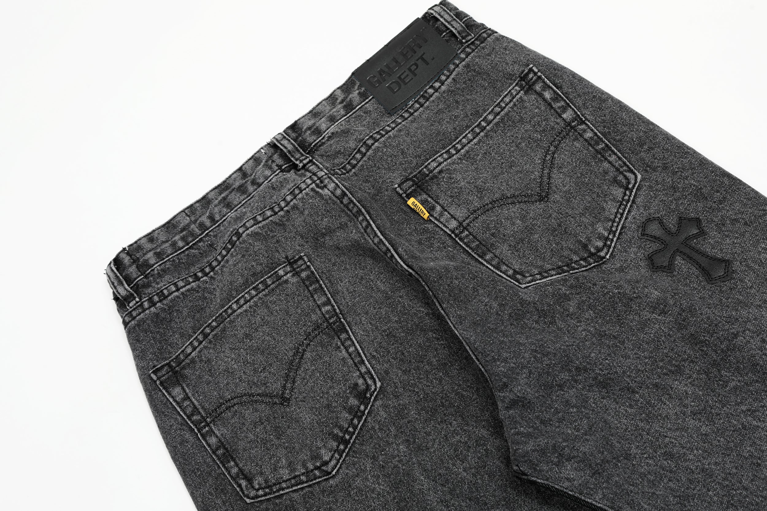 【Chrome Hearts】クロムハーツ ギャラリーデパート クロスパッチ フレアデニムジーンズ