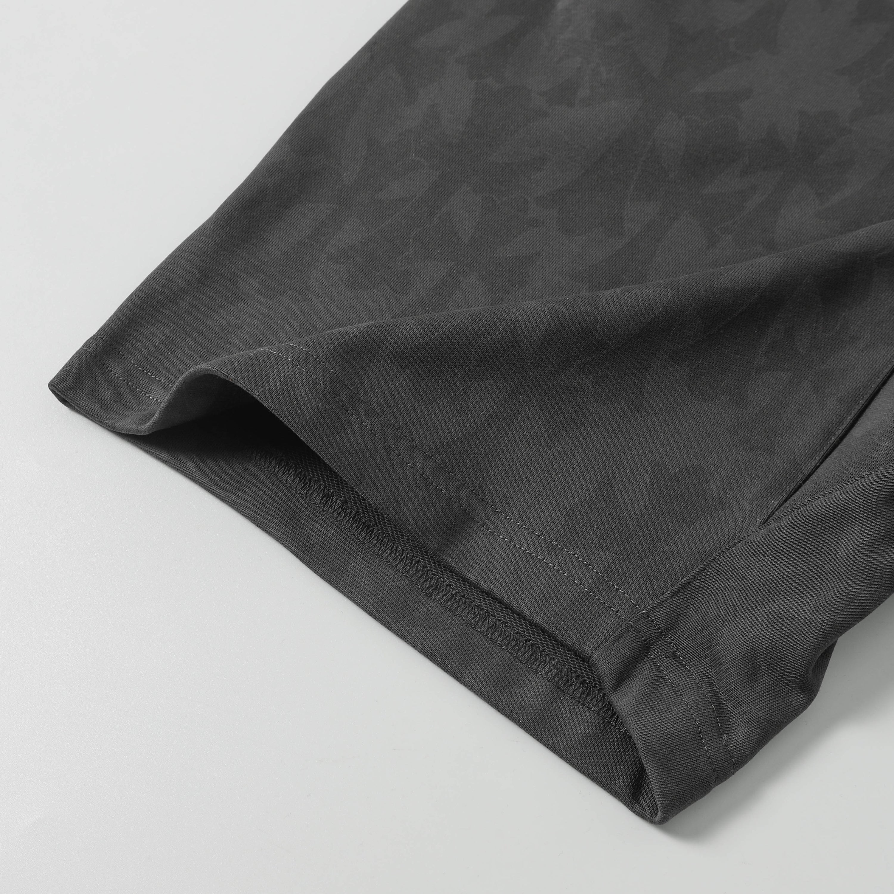 【Chrome Hearts】クロムハーツ ブラック トーナルモノグラム ホースシューロゴ ショートパンツ