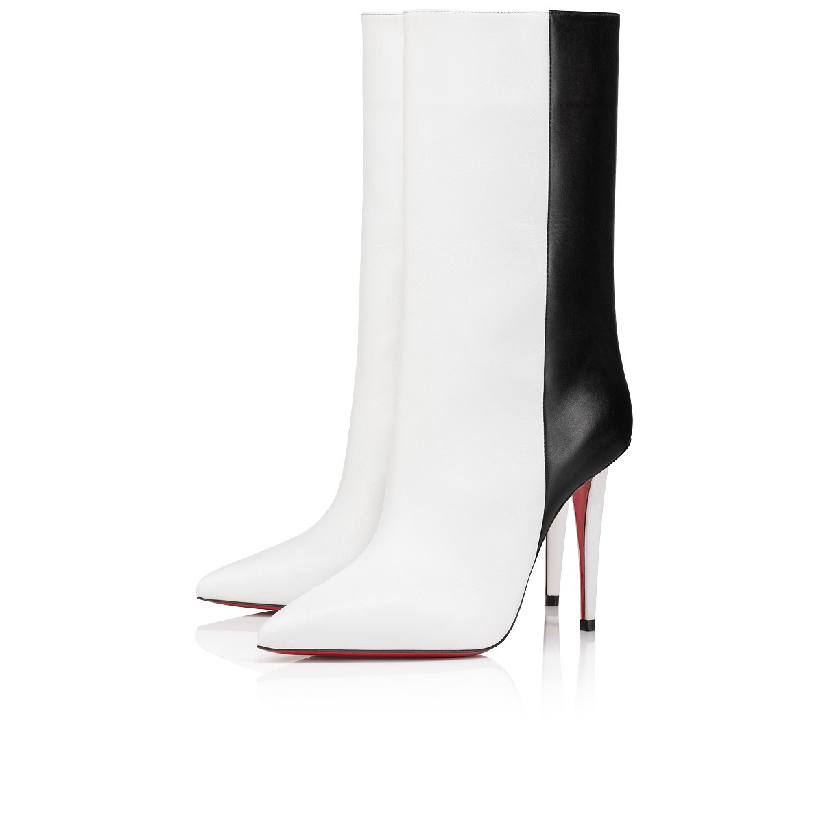 【Christian Louboutin】クリスチャン ルブタン Astrilarge Booty 100 mm Low Boots Bianco-高島屋オンラインストア - 公式