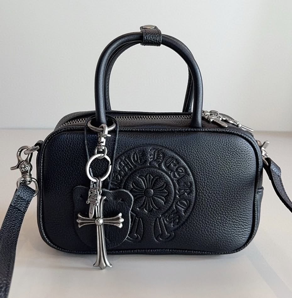 【Chrome Hearts】クロムハーツ ホースシュー ニッチ レザー ボウリングバッグ