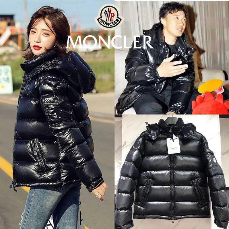 MONCLER モンクレール　スタンド カラーロゴ ライトダウンジャケット　ファッション　メンズ