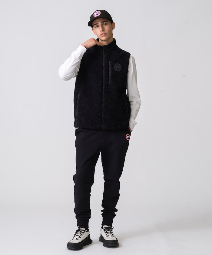 Kinross Reversible Fleece Vest Black Label Fusion Fit