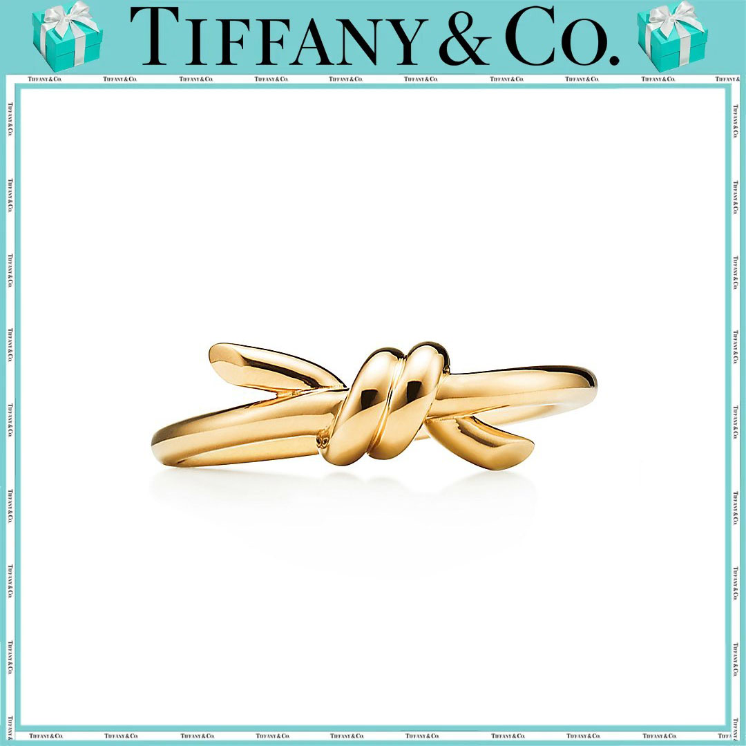ティファニー/Tiffany ノット リング イエローゴールド-男女兼用