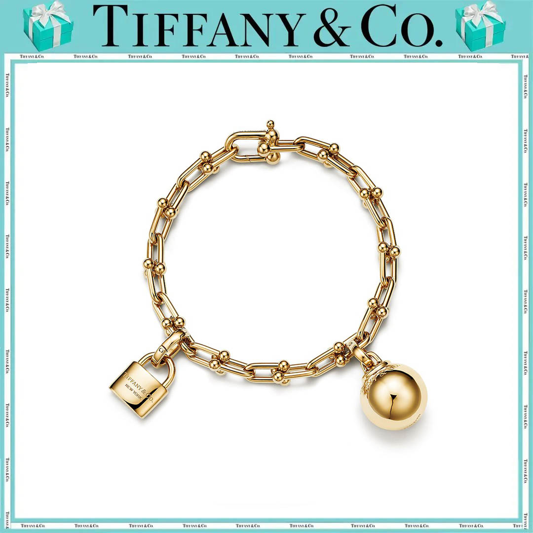 ティファニー ハードウェア シングル ラップ ブレスレット イエローゴールド（スモール）