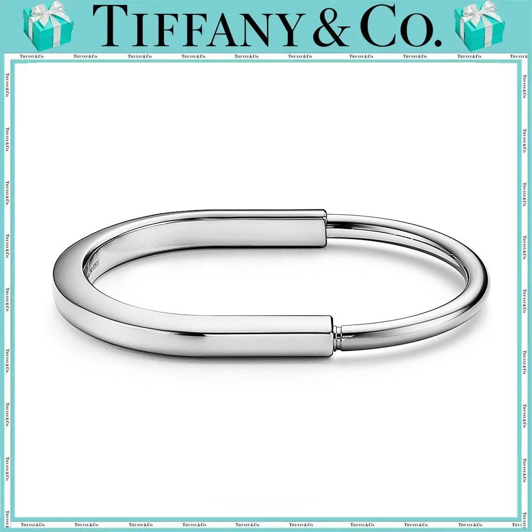 ティファニー ロック バングル ホワイトゴールド