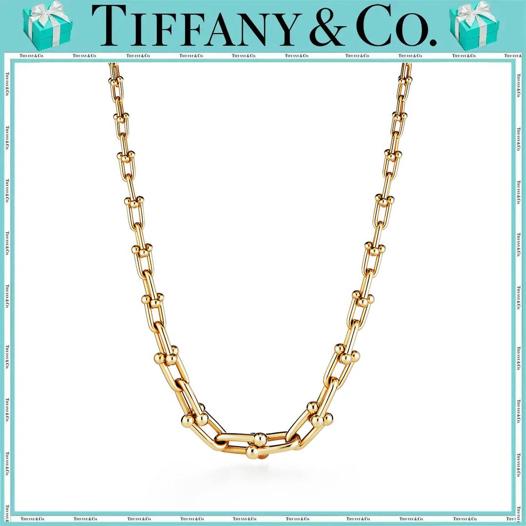 ティファニー ハードウェア グラジュエイテッド リンク ネックレス イエローゴールド