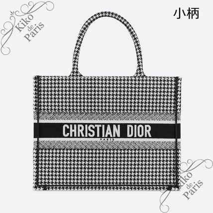DIOR 直営店 名入れOK! BOOK TOTE ミディアム トート 千鳥格子-高島屋オンラインストア - 公式