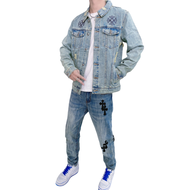 【Chrome Hearts】クロムハーツ 新作デニムジャケット Tシャツ