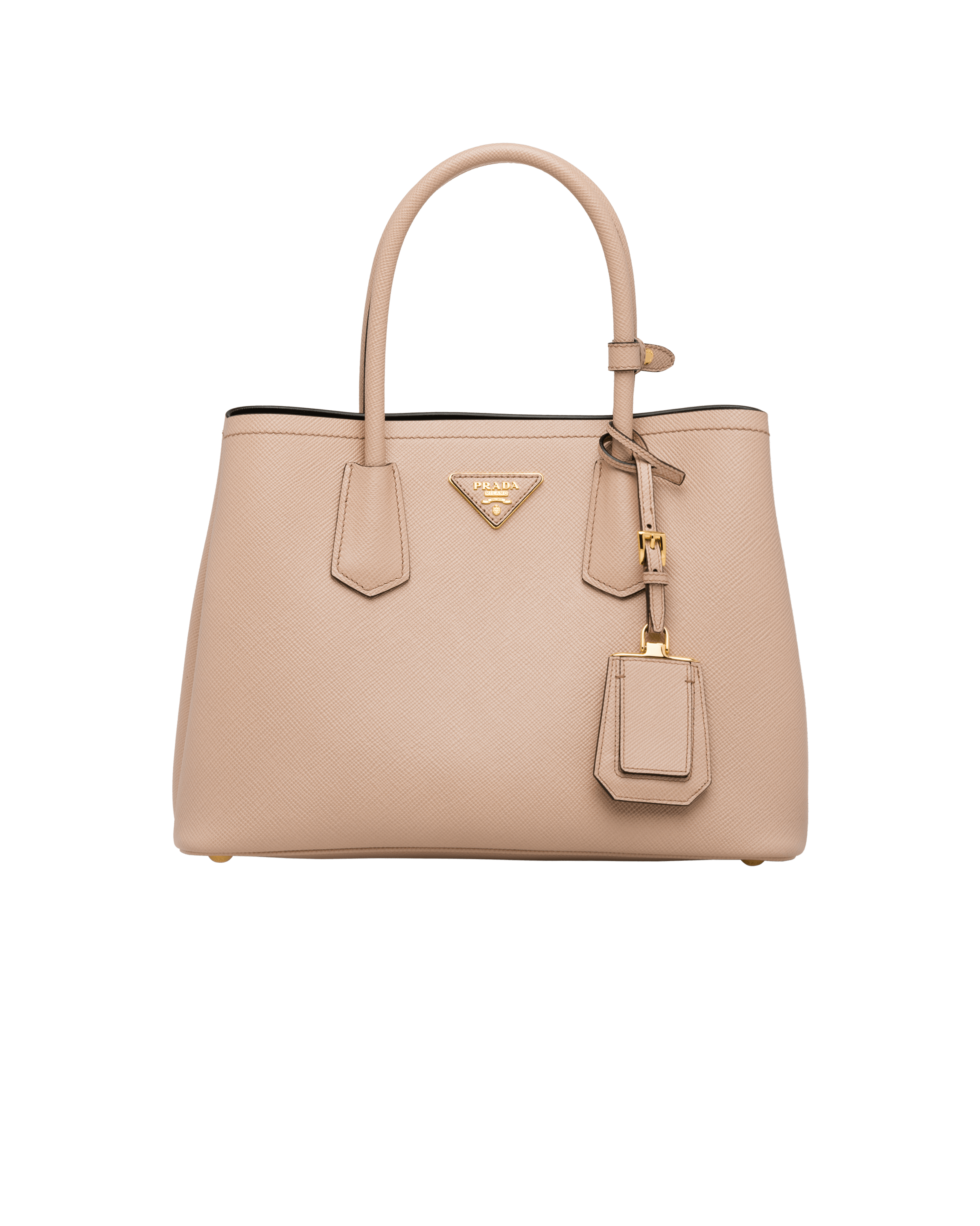 ★PRADA直営店★ラージ サフィアーノ レザー ハンドバッグ