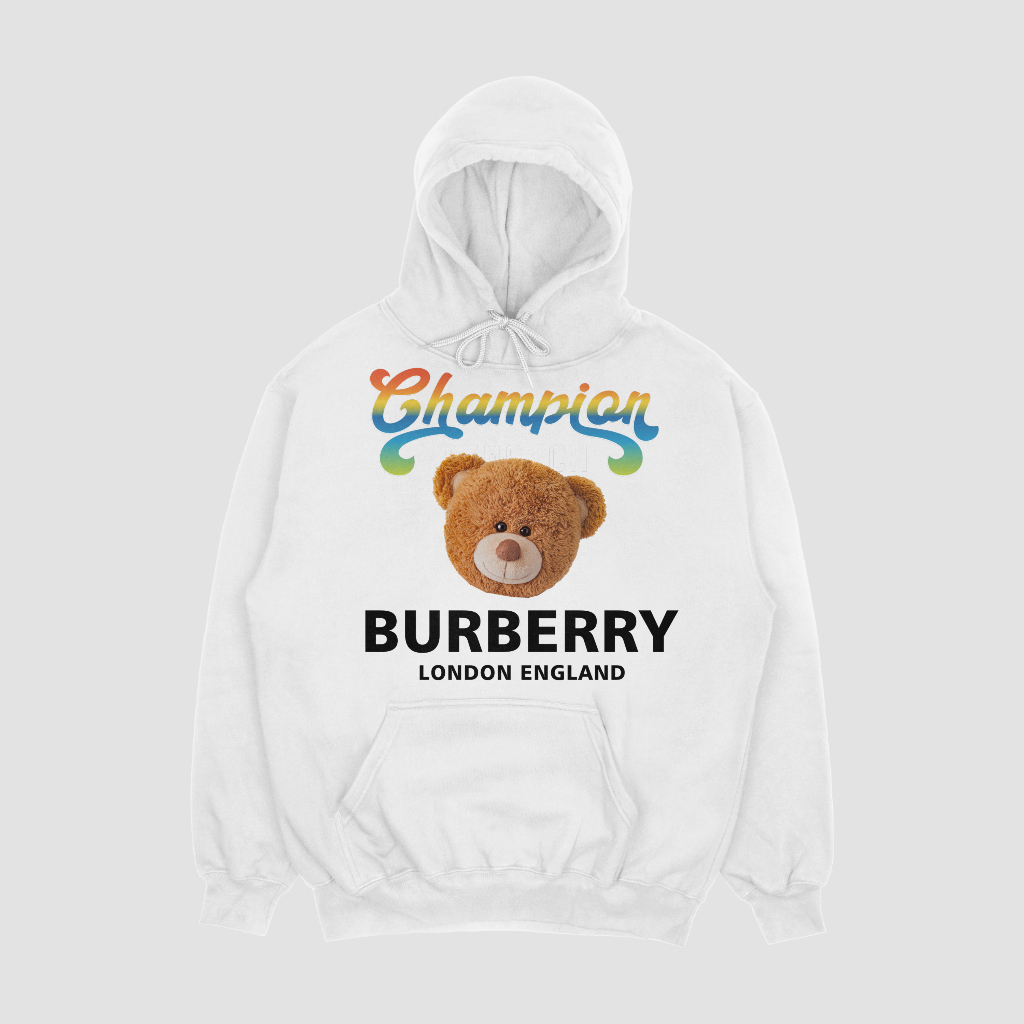 Burberryスウェット クル パーカー プリント  綿　男女兼用