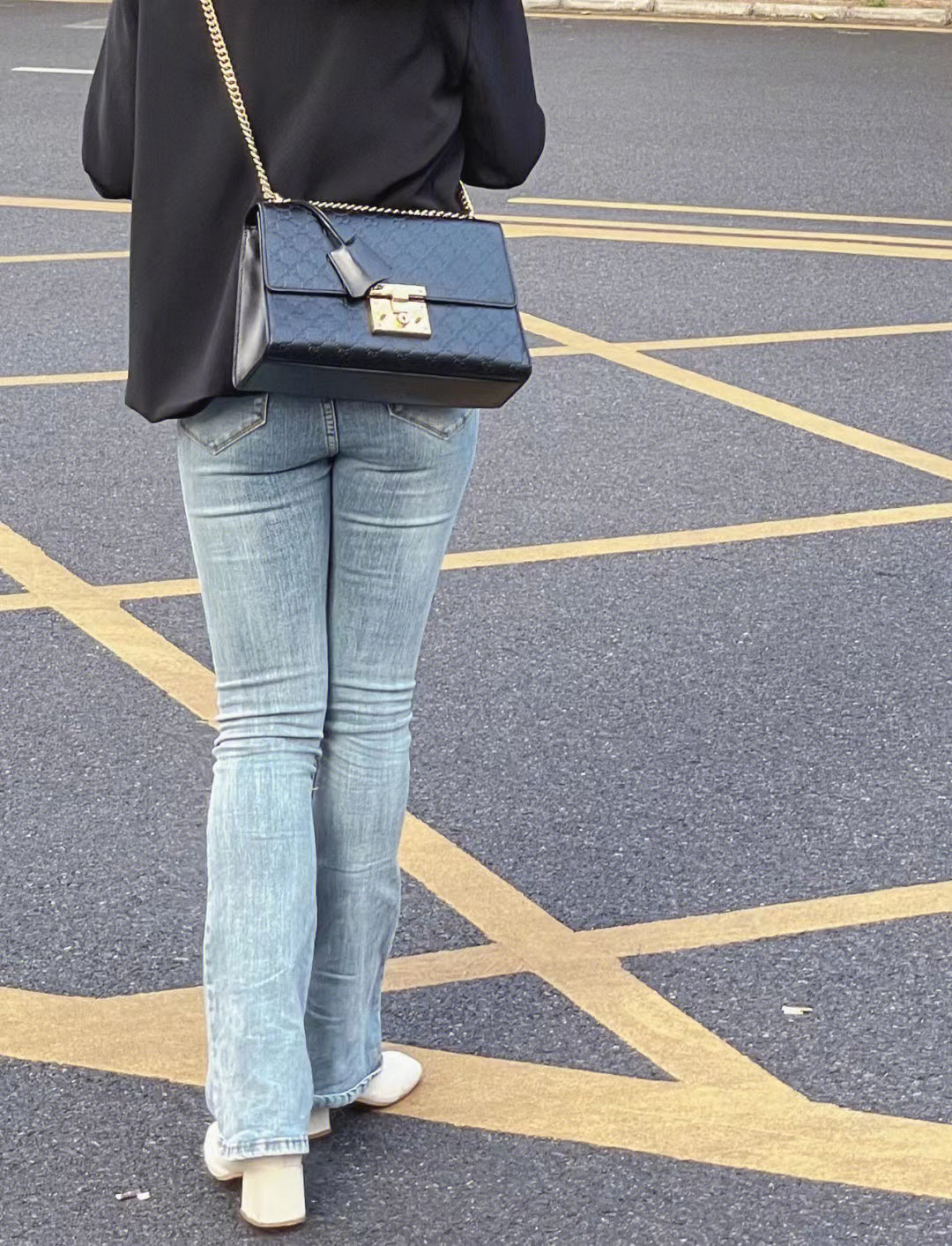 【GUCCI】グッチ〔パドロック〕GG スモール ショルダーバッグ