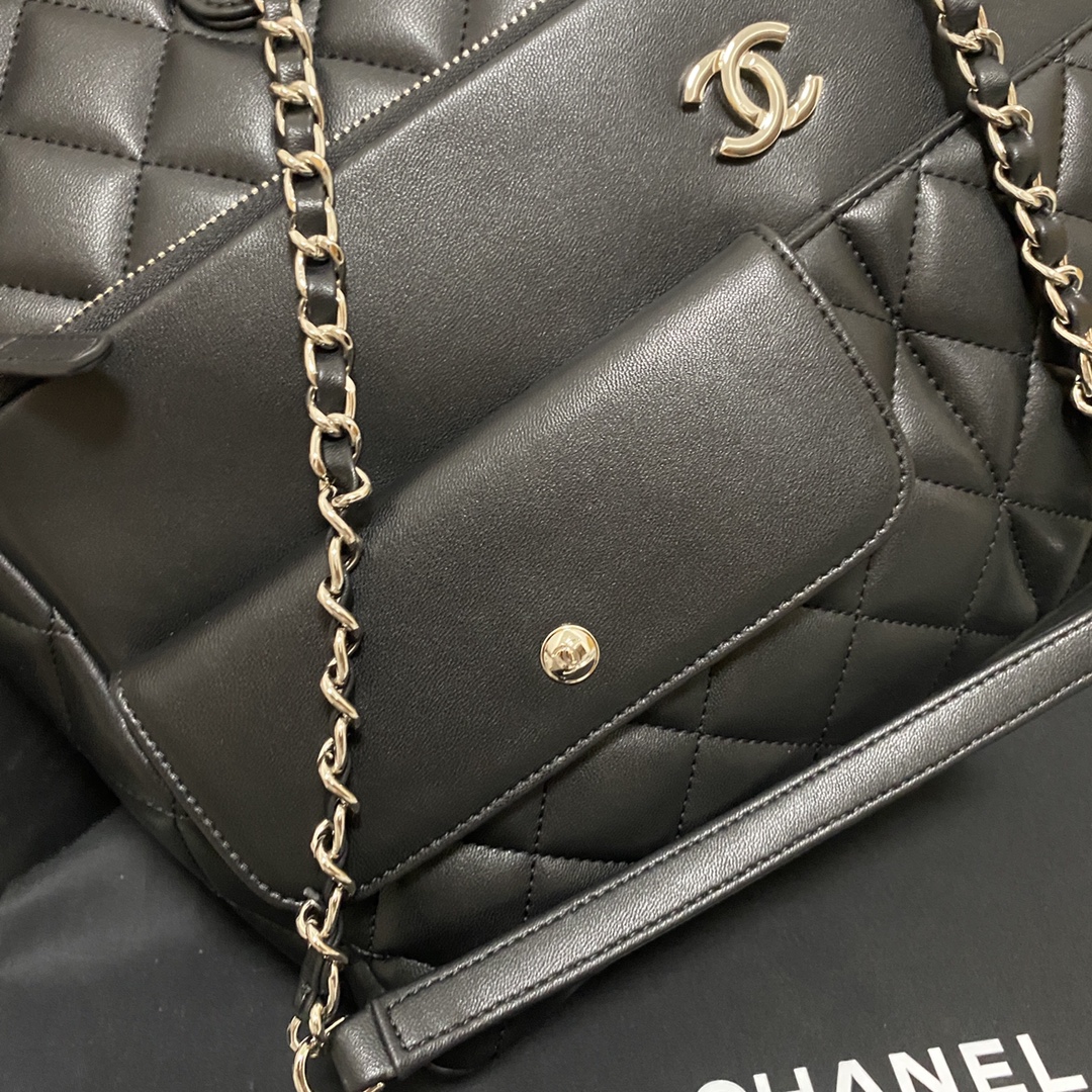 シャネル/CHANEL Calfskin Quilted Ultra Pocket Shopping Tote Navy AS3928 6-高島屋オンラインストア - 公式
