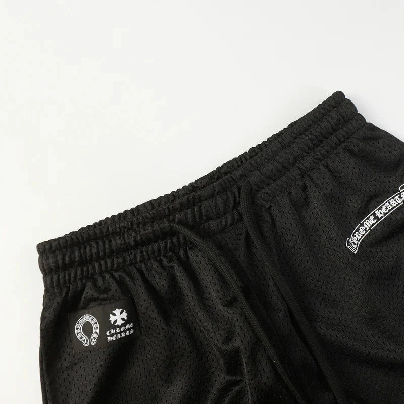 【Chrome Hearts】クロムハーツ マティボーイ グラフィティ レッドメッシュ トラックパンツ 9997