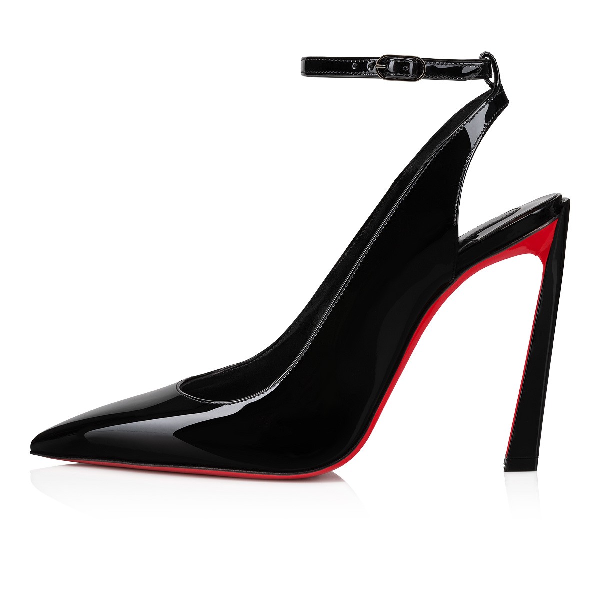 【Christian Louboutin】クリスチャン ルブタン Condora Sling 100 mm Black Patent Calf Pumps-高島屋オンラインストア - 公式