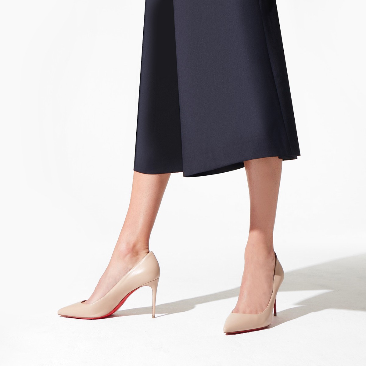 【Christian Louboutin】クリスチャン ルブタン Kate 85 mm Pumps Nude Nappa Leather JP 23.5 cm/EU 37/US 6/UK 4.5-高島屋オンラインストア - 公式