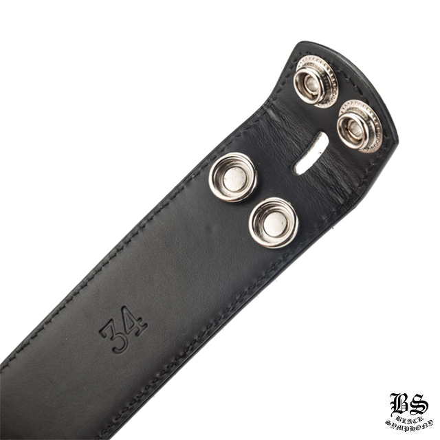 クロムハーツ プレーン レザー 1.5 ベルト ホースシュー リベット（バックルなし）