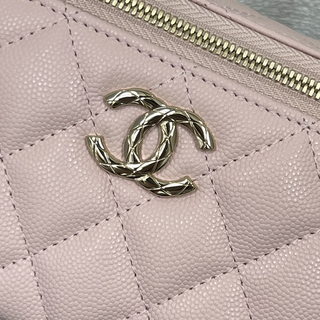 【新作】シャネル 25S ココクラッシュ ハンドル付きボックスバッグ 9875 キャビアスキン