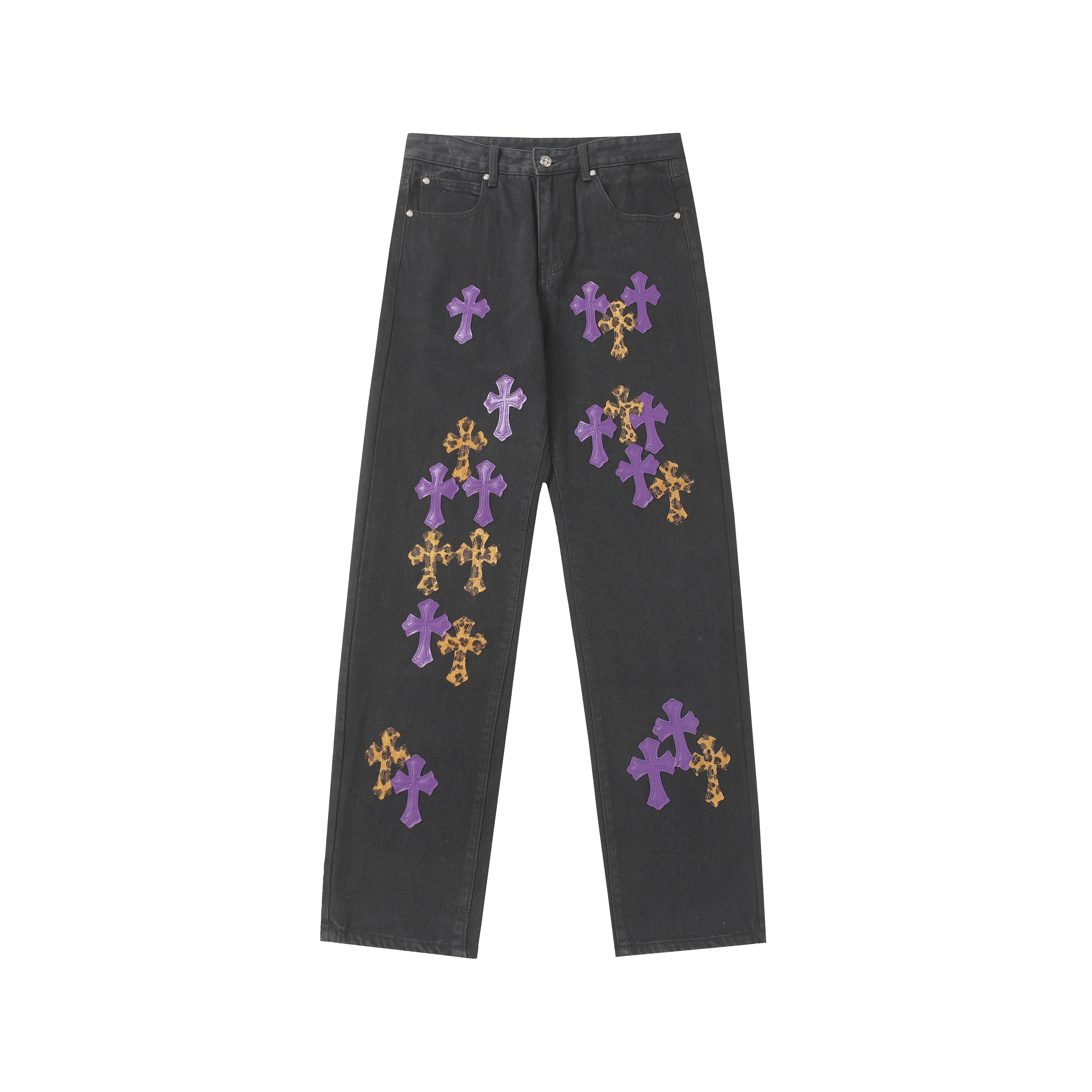 【Chrome Hearts】クロムハーツ クロスパッチ デニムジーンズ 9981