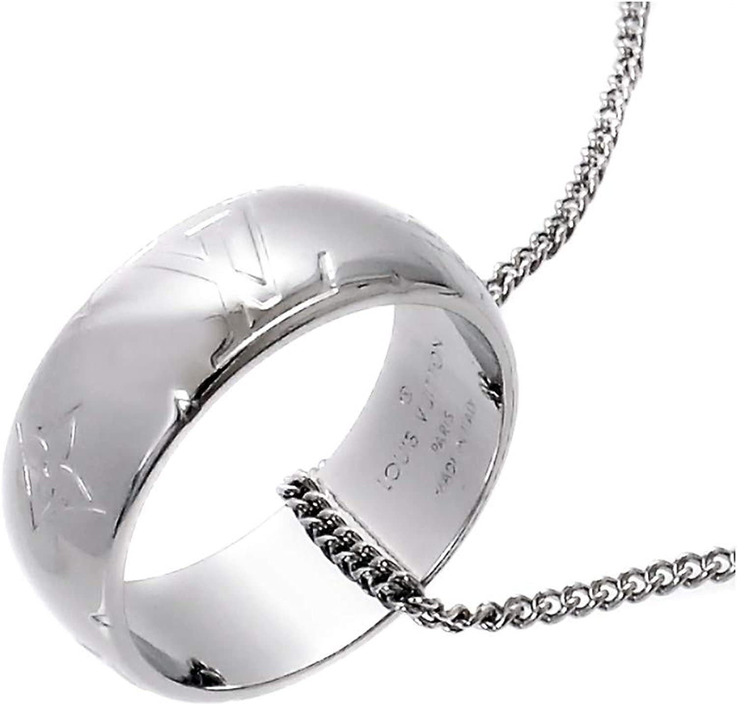 【国内発送/直営店】ネックレス リングネックレス モノグラム M62485 (シルバー)