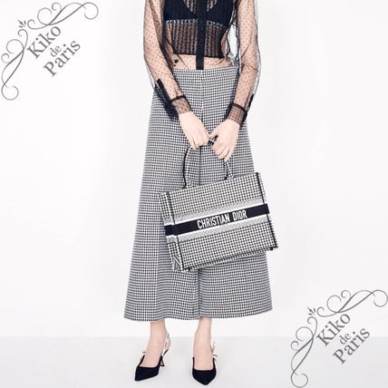 DIOR 直営店 名入れOK! BOOK TOTE ミディアム トート 千鳥格子-高島屋オンラインストア - 公式