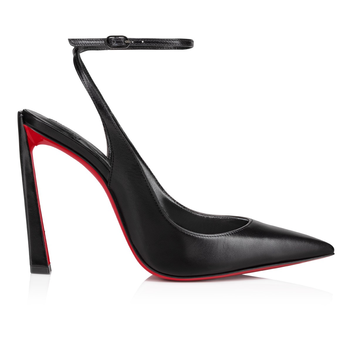 【Christian Louboutin】クリスチャン ルブタン Condora Strap 100 mm Black Leather Strappy Pumps-高島屋オンラインストア - 公式