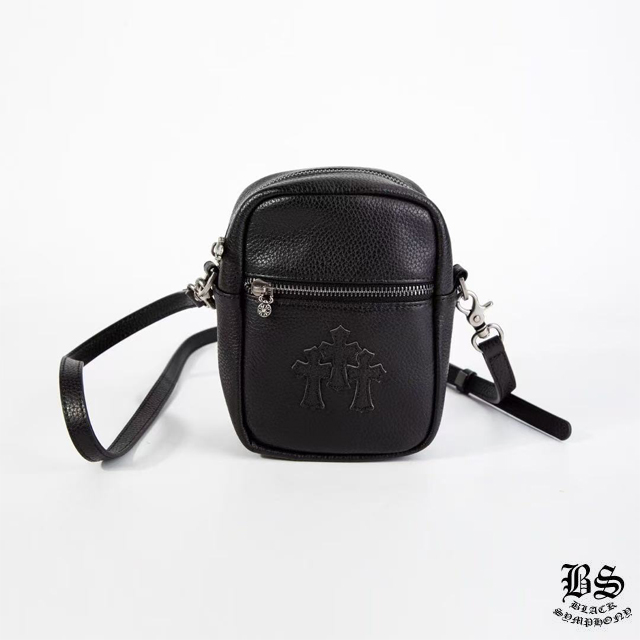 CHROME HEARTS クロムハーツ TAKA MINI LTHR タカ ミニ ショルダーバッグ セメタリークロスパッチ