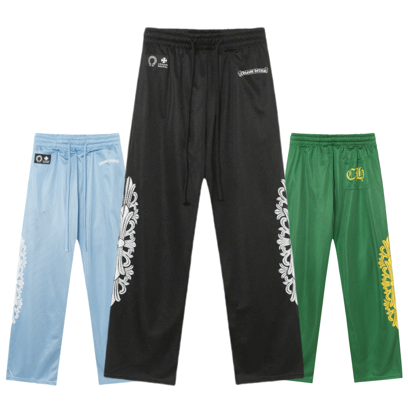 【Chrome Hearts】クロムハーツ マティボーイ グラフィティ レッドメッシュ トラックパンツ 9997