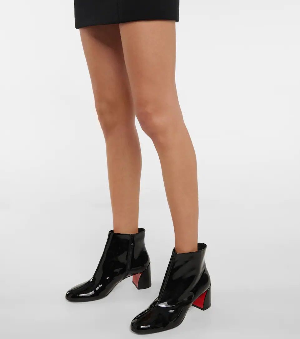 【Christian Louboutin】クリスチャン ルブタン Ankle Boots Turela 55 mm Black Patent Leather-高島屋オンラインストア - 公式