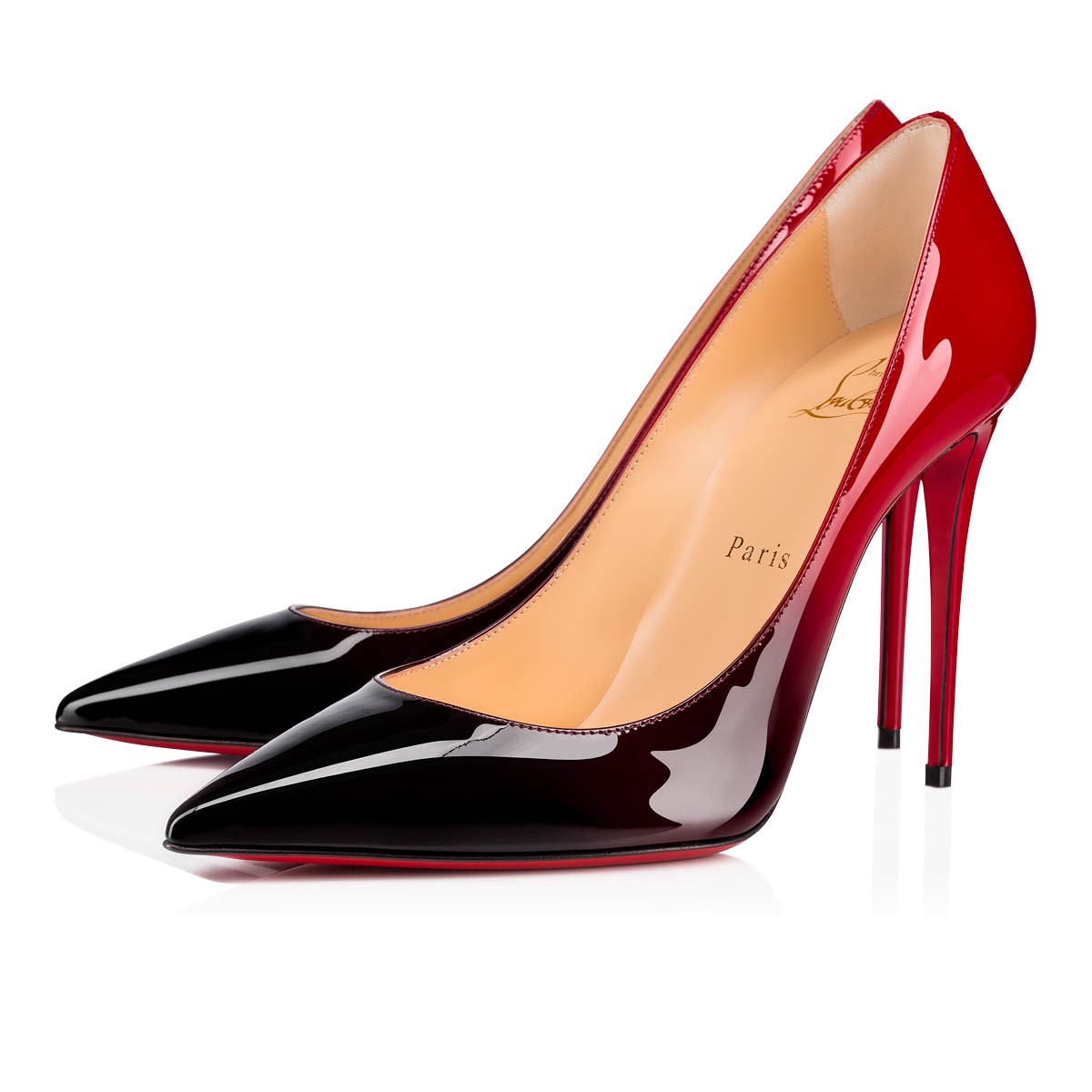 【Christian Louboutin】クリスチャン ルブタン Kate 100 mm ブラック Classic Black-Red JP 22.5 cm/EU 35/US 5/UK 3.5-高島屋オンラインストア - 公式