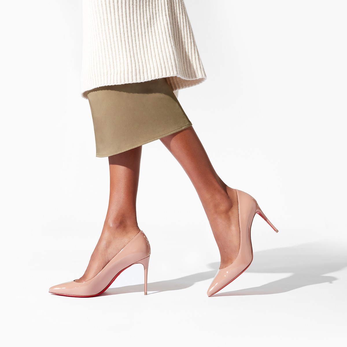 【Christian Louboutin】クリスチャン ルブタン Kate 85 mm Patent Leather Classic Nude-高島屋オンラインストア - 公式