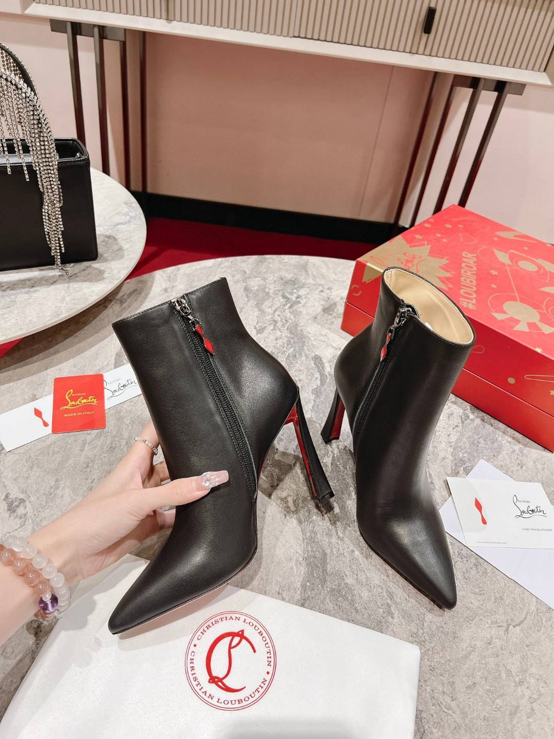 【Christian Louboutin】クリスチャン ルブタン So Eleonor 85 mm Black Calf Leather-高島屋オンラインストア - 公式