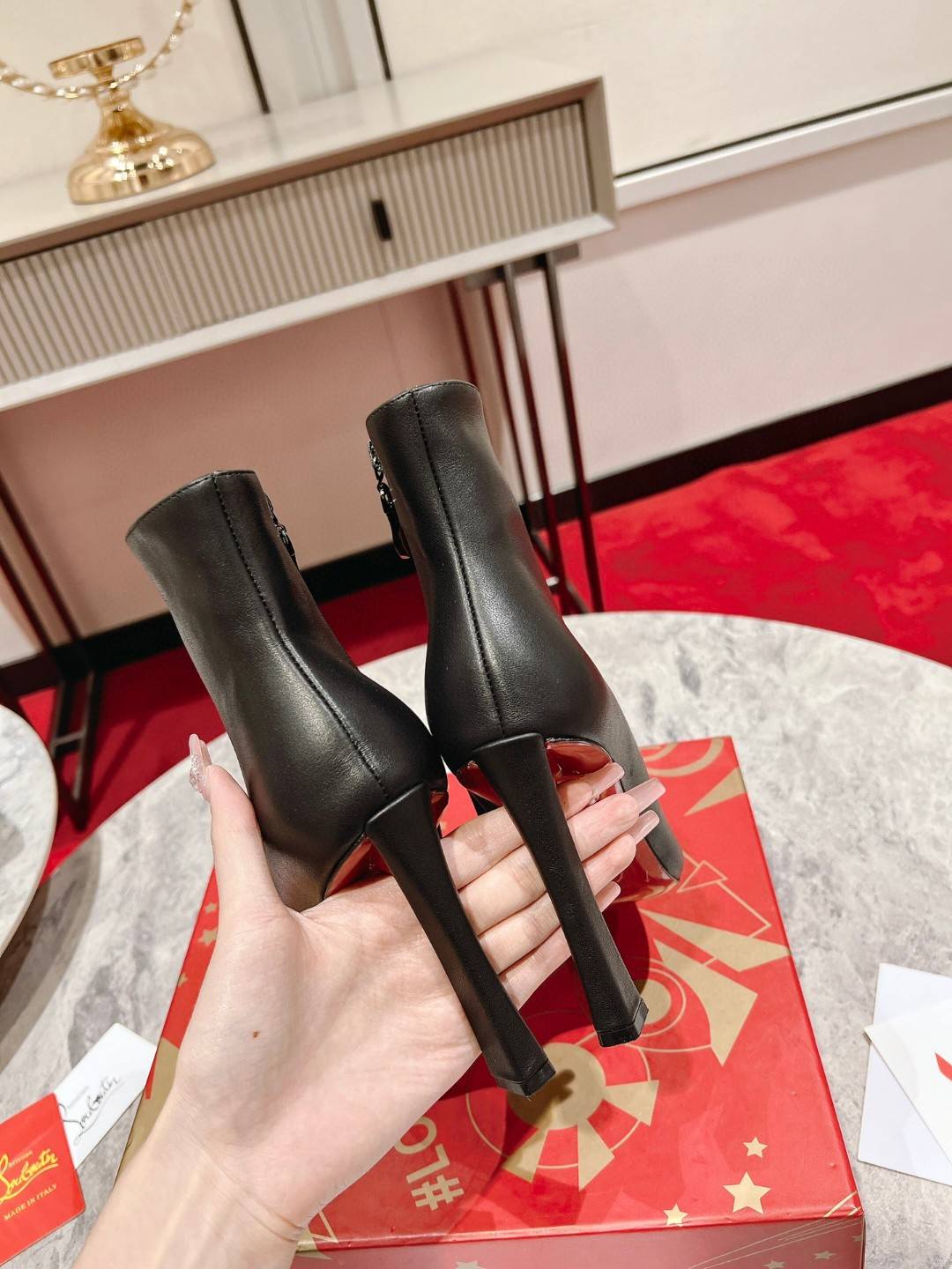 【Christian Louboutin】クリスチャン ルブタン So Eleonor 85 mm Black Calf Leather-高島屋オンラインストア - 公式