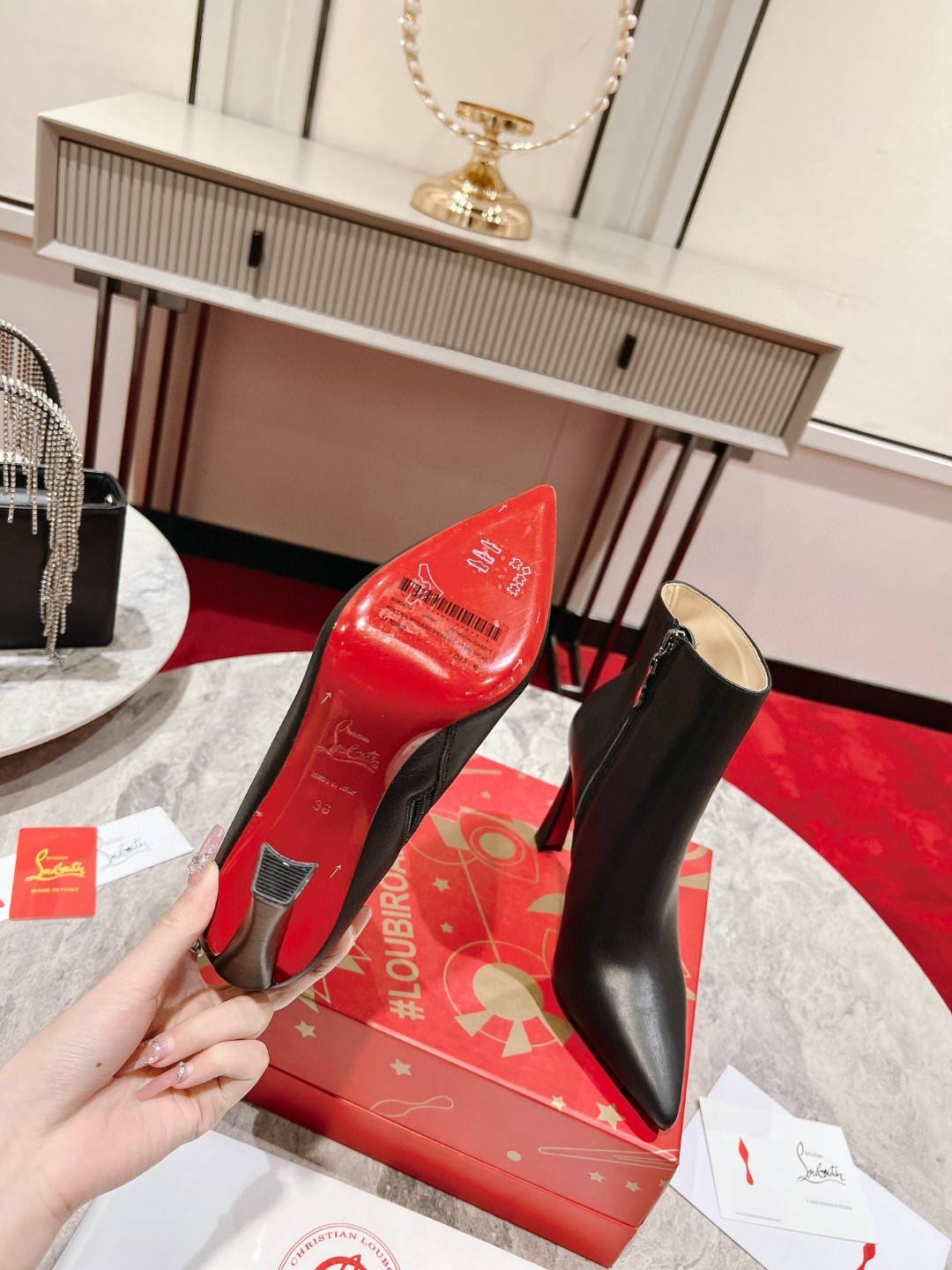 【Christian Louboutin】クリスチャン ルブタン So Eleonor 85 mm Black Calf Leather-高島屋オンラインストア - 公式