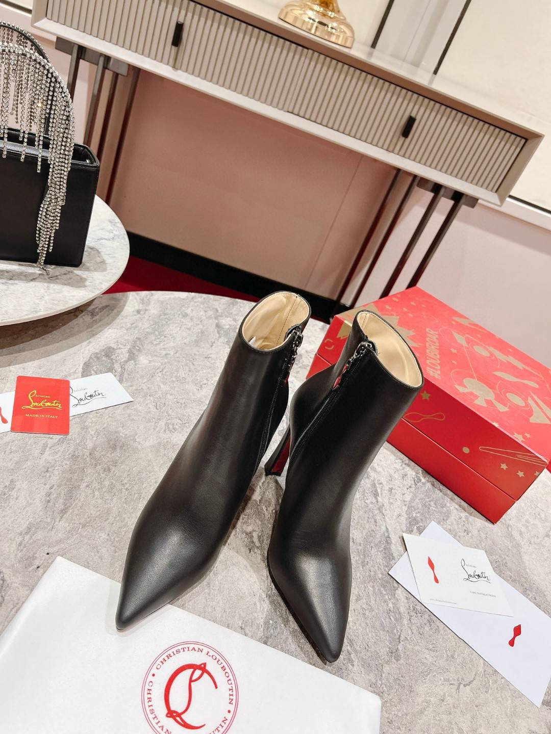 【Christian Louboutin】クリスチャン ルブタン So Eleonor 85 mm Black Calf Leather-高島屋オンラインストア - 公式