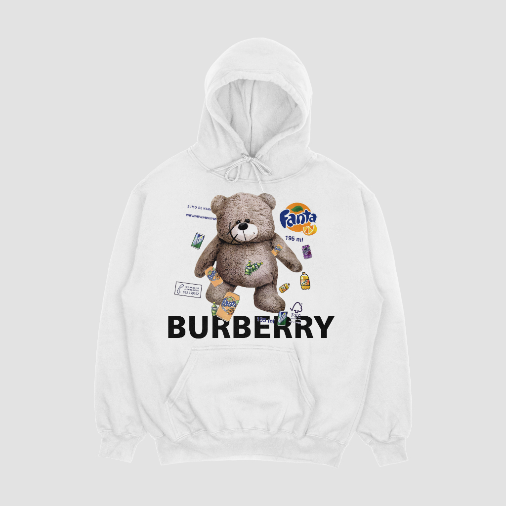 Burberryスウェット クル パーカー プリント  綿　男女兼用