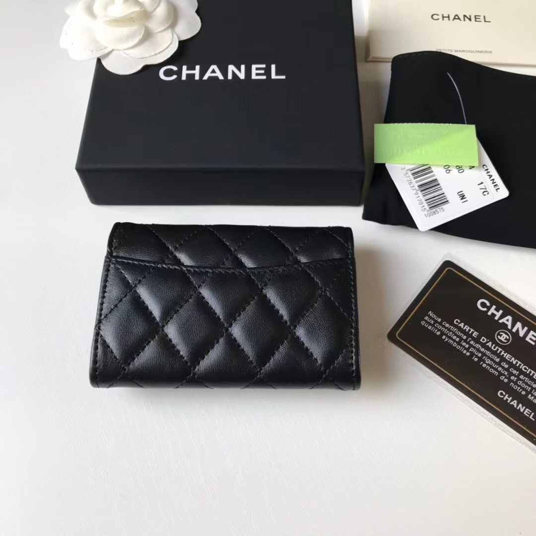シャネル/CHANEL Classic Leather Wallet In Black-高島屋オンラインストア - 公式