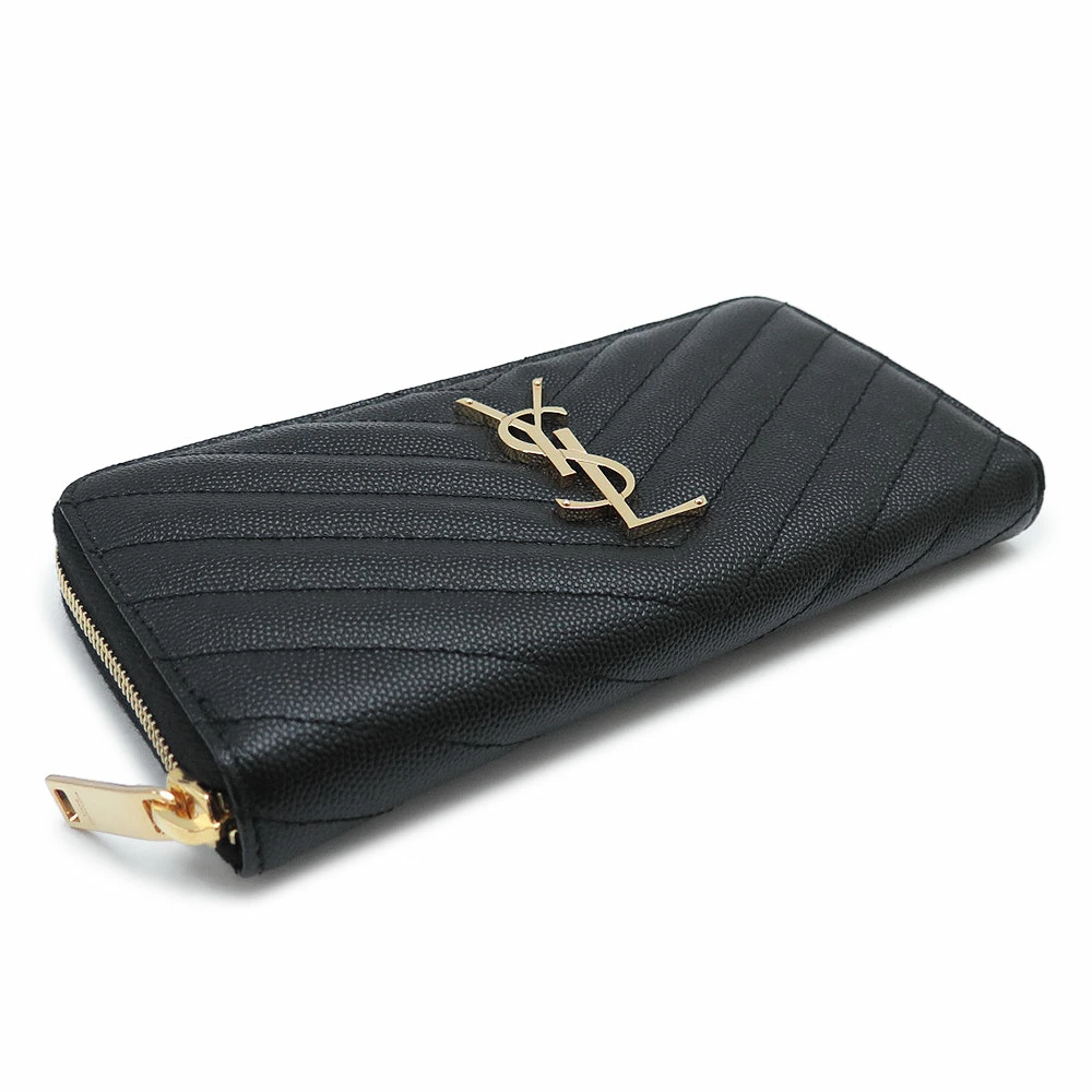Saint Laurent/サンローラン モノグラム ラウンドジップ 長財布