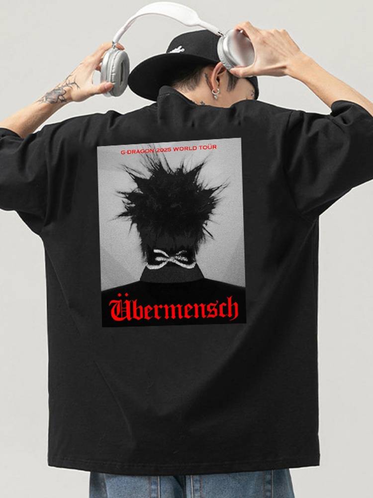 G-DRAGON權志龍2025|8月香港站《Übermensch》世巡演唱會系列應援T恤短袖-Tシャツ