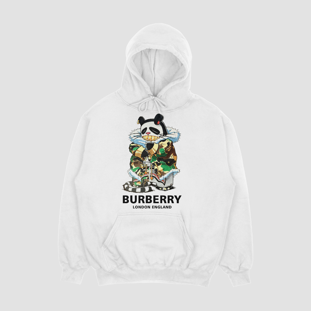 Burberryスウェット クル パーカー プリント  綿　男女兼用