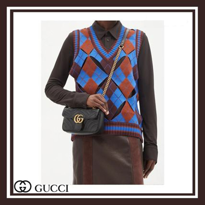 ★GUCCI★グッチ  GGマーモント ミニ レザーバッグ 四色