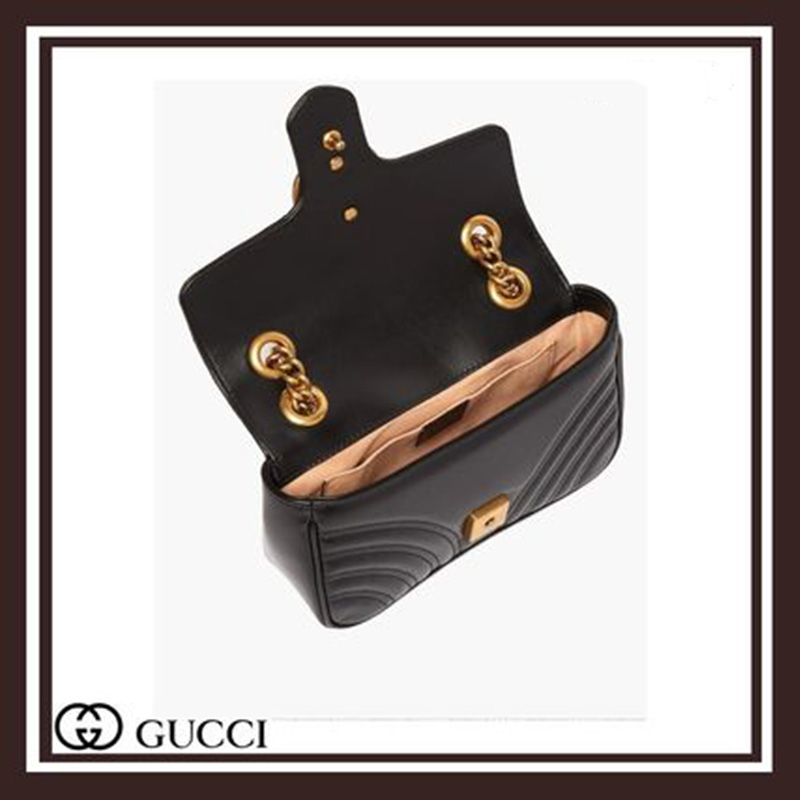 ★GUCCI★グッチ  GGマーモント ミニ レザーバッグ 四色