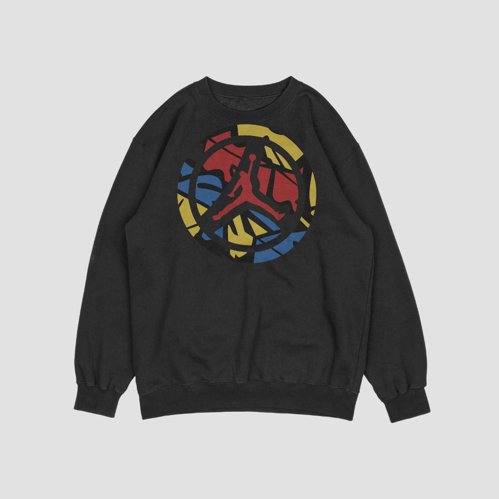 AIRJORDANスウェット クル パーカー プリント  綿　男女兼用