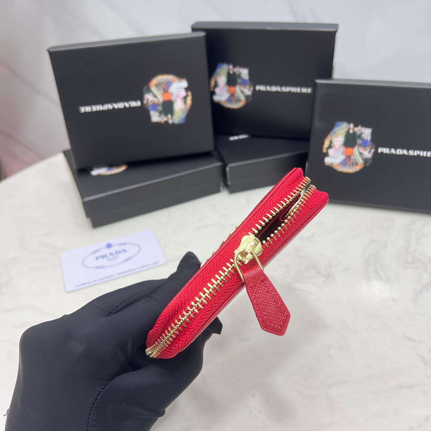 PRADA/プラダ サフィアーノレザー カードケース-高島屋オンラインストア - 公式