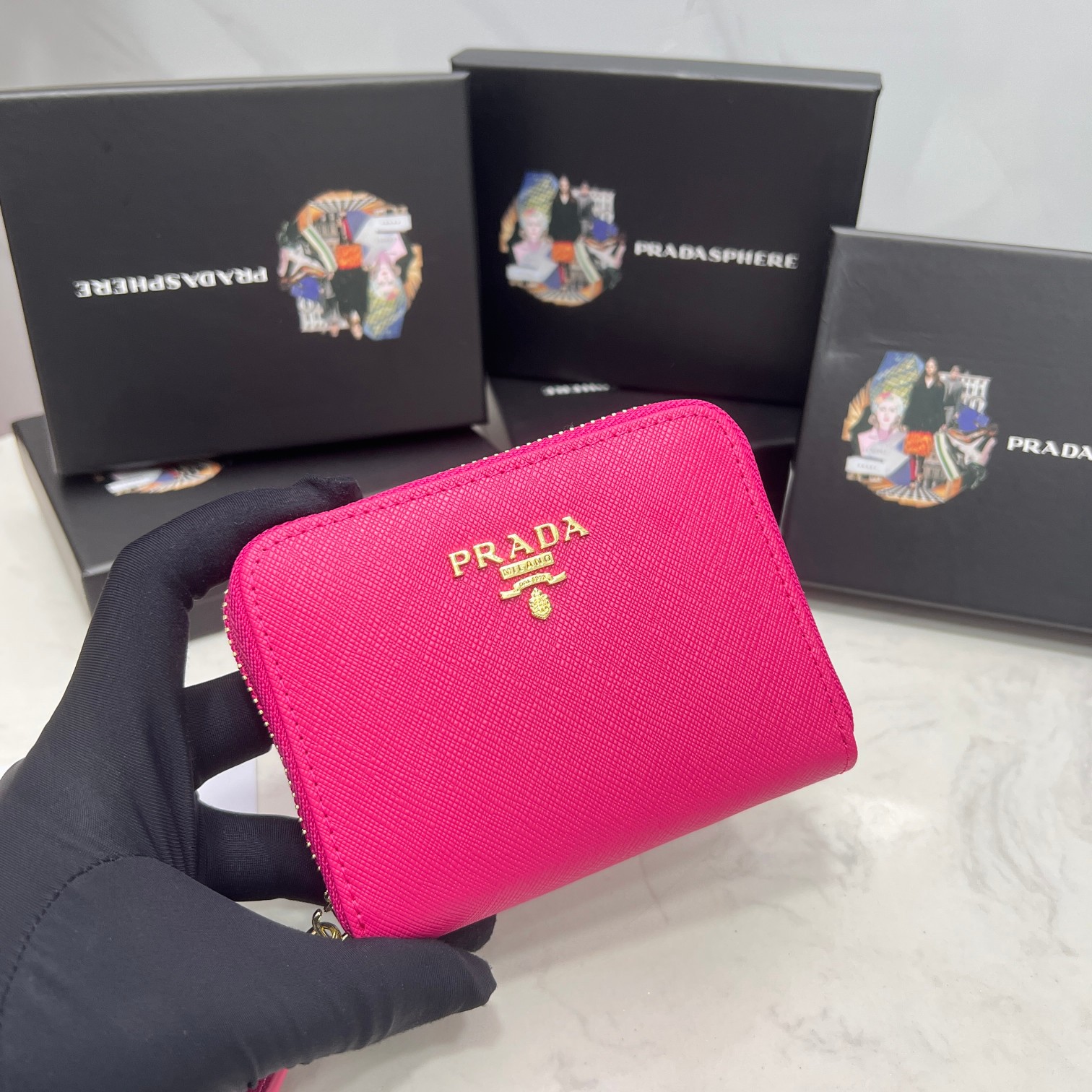 PRADA/プラダ サフィアーノレザー カードケース-高島屋オンラインストア - 公式