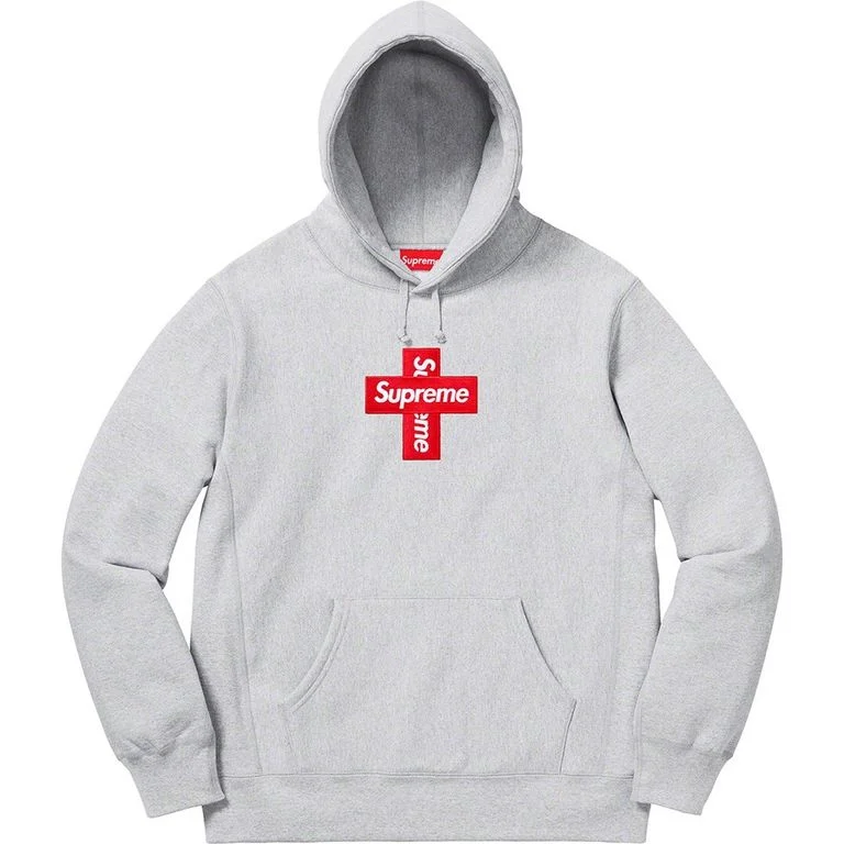 Supreme Box Logo Hooded Sweatshirt 'Heather Grey'