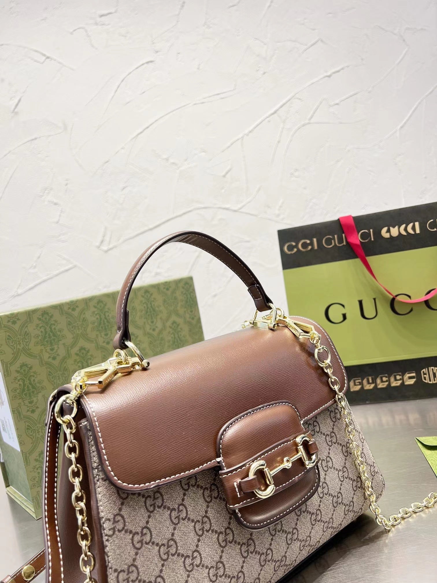 Gucci 〔グッチ ホースビット 1955〕ミディアムバッグ