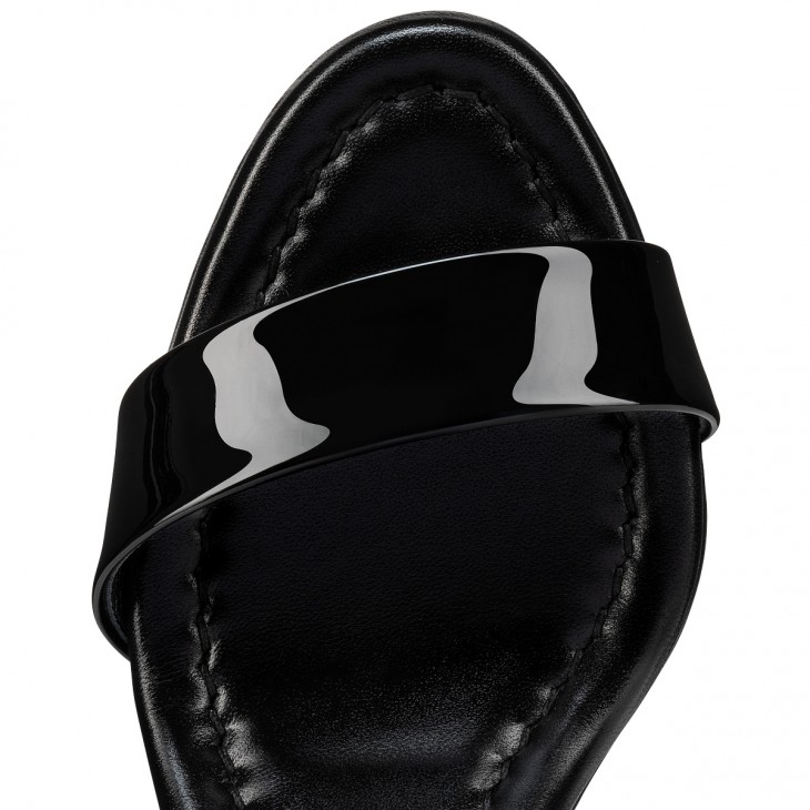 【Christian Louboutin】クリスチャン ルブタン Miss Sabina 85 mm Sandals Patent Calf Leather Black JP 23.5 cm/EU 37/US 6/UK 4.5-高島屋オンラインストア - 公式