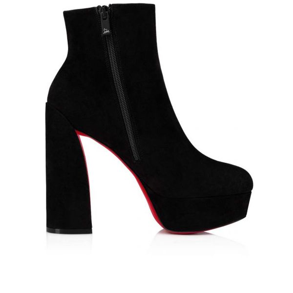 【Christian Louboutin】クリスチャン ルブタン Spikita Booty Movida 130 mm Black Suede Ankle Boots-高島屋オンラインストア - 公式